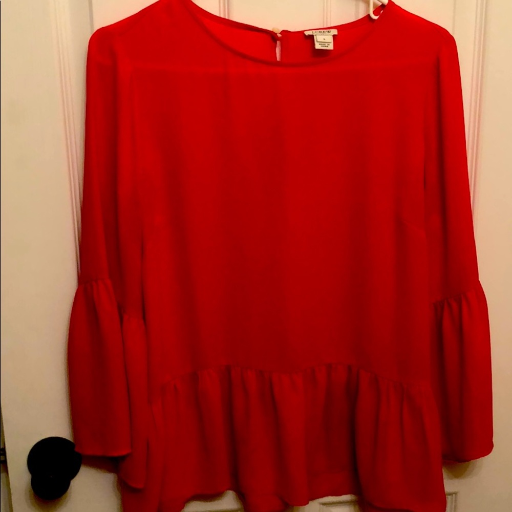 J. Crew Peplum Blouse